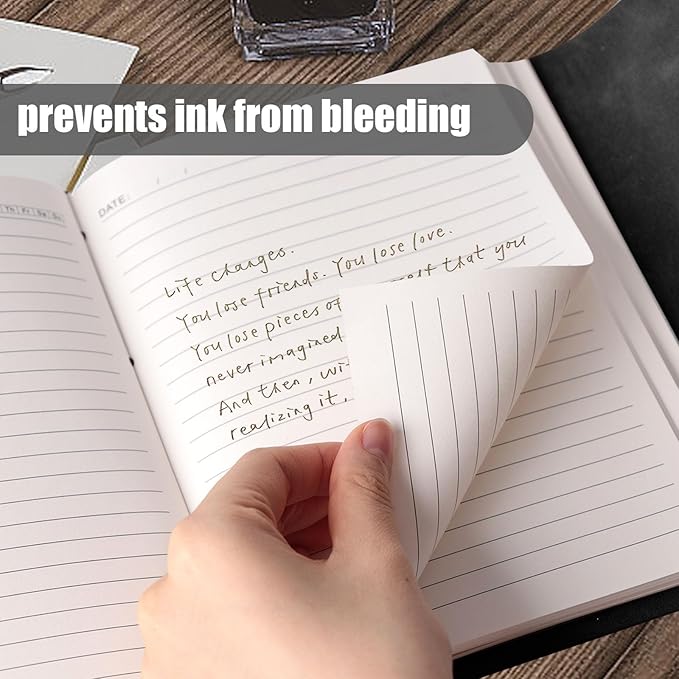 Leather Journal Notebook，260 Pages 5x7 Inches Leather Bound Journal, Vintage Notebook, Personal Journal