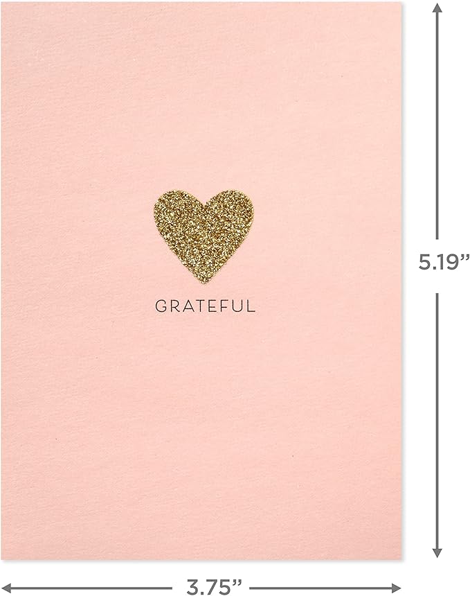Hallmark Blank Cards, Grateful Heart (20 Cards with Envelopes)