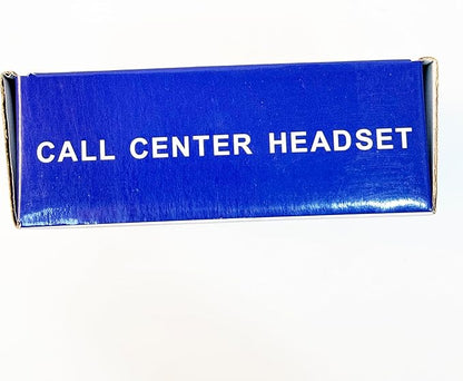 Wantek Corded Telephone Headset Dual w/Noise Canceling Mic Compatible with ShoreTel Plantronics Polycom Zultys Toshiba NEC Aspire Dterm Nortel Norstar Meridian Siemens ROLM Landline Deskphones(F602S2)