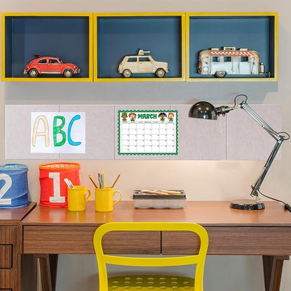 LAJAR Large Felt Wall Tiles, 12 Pack Cork Board Alternative with Removable Adhesive Tabs, Bulletin Pin Boards for Office, School and Home (Light Camel)