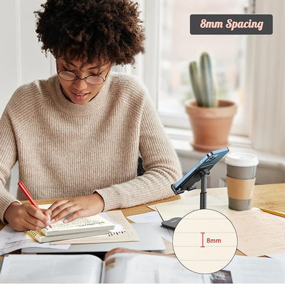 Umikk Spiral Notebook-3 Pack A5 Lined Journal Notebooks, 8.3'' x 5.8'' Spiral Notebook, Small Cute Notebooks for Women, College Lined Notebook for Office & School Supplies