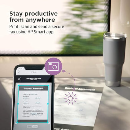 HP Laserjet M209dw High-Speed Wireless Monochrome Laser Printer for Home Use and Small Business, Fast 2-Sided Printing, Dual Band WiFi Compact Black and White Printers (Renewed)