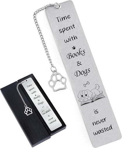 Bookmark Funny Dog Gift - Dog Mom Gifts Dog Lovers Gifts for Women Men Cool Gift for Dog Owner Dog Themed Gifts for Pet Owners Unique Birthday Thanksgiving Christmas Valentine Day Gifts