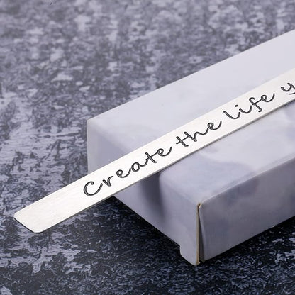 Inspirational Bookmark for Women Men Her Him Graduation Retirement Wedding Christmas Birthday Gift for Girls Best Friends Senior Middle High School College Student Teacher Leaving Promotion Gift New