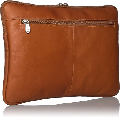 13 Inch Zip Laptop Sleeve, Saddle, One Size