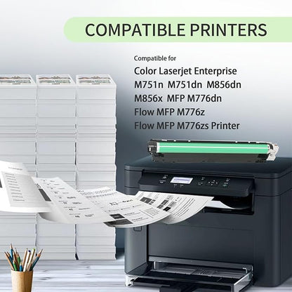 660A Drum Unit Black W2004A Imaging Unit Replacement for Color Enterprise M751n M751dn M856dn M856x MFP M776dn Flow MFP M776z M776zs Printer(1-Pack)