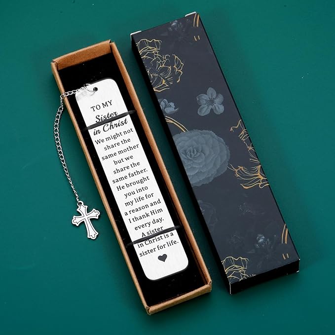 Sister Gifts from Sisters in Christ Gift for Women Christmas Stocking Stuffers for Teen Girls White Elephant Gifts Christian Gift for Women Sister in Law Birthday Baptism Gift for Girl Catholic Easter