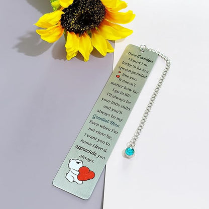 Grandpa Bookmarks Fathers Day Appreciate Gift Man Bookmarker Grandfather My Greatest Hero Birthday Present Retirement Appreciate Love Quotes Keepsakes Christmas Thanksgiving Granddad Book Accessory