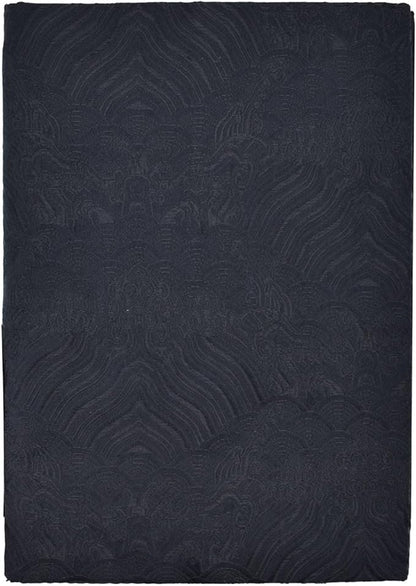 BLBMH Chinese Book CoversAdjustable Fabric Book Sleeve Cover Protector Fit for 5.5x8.5 inch Hardcover Softcover Book Novels Notebook Bible - Black