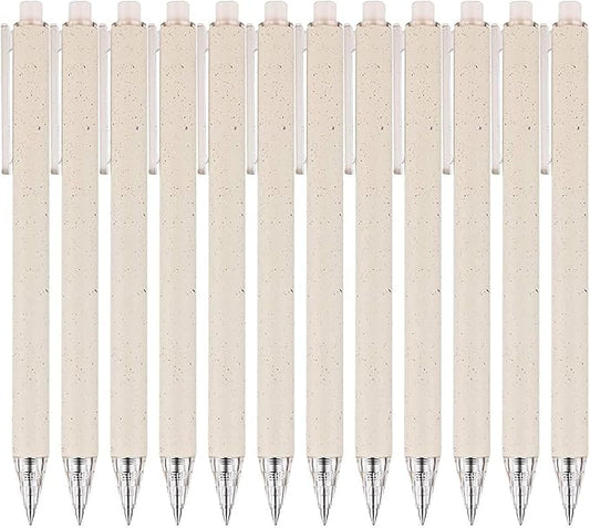 Gel Pens - 0.5mm Fine Point, Colorful & Fun, Smooth Writing, Perfect for School & Office Supplies, Pack of 12