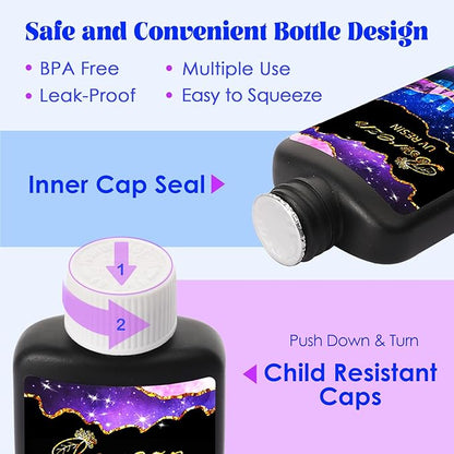 Bsrezn 300g UV Cure Resin Hard, Upgraded Crystal Clear Premixed Resin for Jewelry Making and Craft Decoration(3 x 100g)