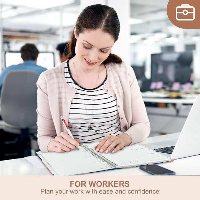 2026 Planner, Weekly and Monthly Academic Planner Calendar (JAN.2026 - DEC.2026), Planning Agenda Book, for Office Desk Accessories and School Supplies, A5(6.3" x 8.5")