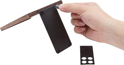 Pandapark Wood,Non-Skid Bookend for Shelves,Heavy Duty,Book Stand for CDs,1 Pair