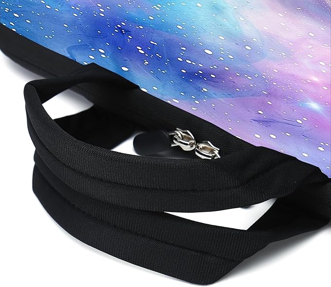 11.6-12.2 inches Laptop Sleeve Chromebook Case Ultrabook Case Notebook Sleeve Tablet Case Neoprene Handle Sleeve for Men Women, Two Pockets(Starry Sky