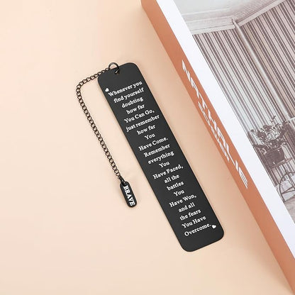 Sobriety Gifts Bookmark for Men Women Recovery Sympathy Stay Strong Post Surgery Gifts Addiction Recovery AA Warrior Gift Cancer Survivor Gift for Men Patient Inspirational Christmas Graduation Gifts