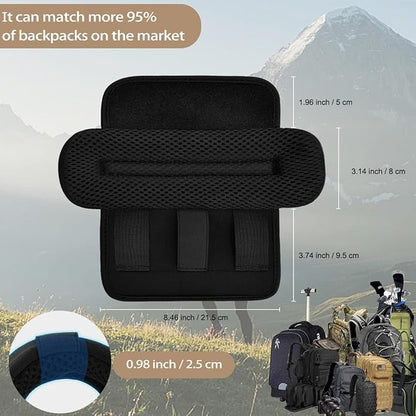 2Pcs Thick Cushioned Shoulder Pads, Anti-Slip Design and Breathable Mesh Pads for Shoulder Strap,Soft and Comfortable