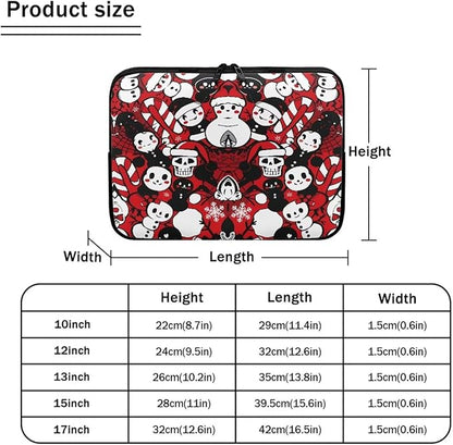 Christmas Snowman Printed Computer Bags for Laptops, Water Resistant 13 Inch Laptop Bag Laptop Briefcase Travel Case for Women Men Teens, Compatible with Most Laptops