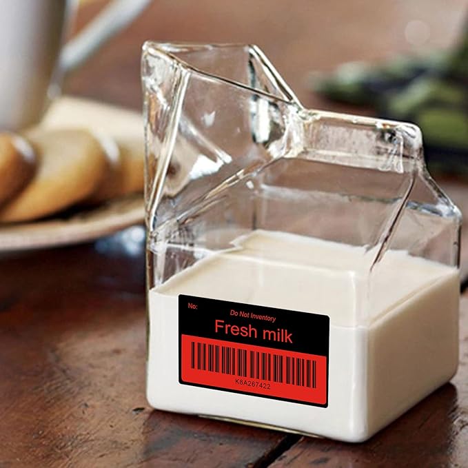 2.25" x 1.25" Red Direct Thermal Labels, Replacement for Self-Adhesive Address Shipping Barcode Thermal Stickers, Compatible with Rollo & Zebra Thermal Label Printer(1 Roll, 1000 Labels)