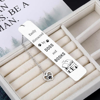 Funny Dog Bookmark for Reading Women Dog Lover Gifts, Book Lover Gifts for Female Friends Cute Bookmark Gifts for Dog Mom Owner Christmas Stocking Stuffers for Women Men Reading Supplies for Women Her