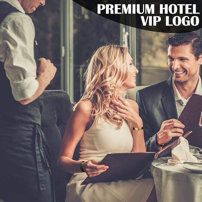 200 Pack VIP Wristbands for Events VIP Bracelets Paper Waterproof Party Wristbands for Events Amusement Parks Concerts Fairs Festivals, 0.79 x 10 Inch(Gold, Silver)