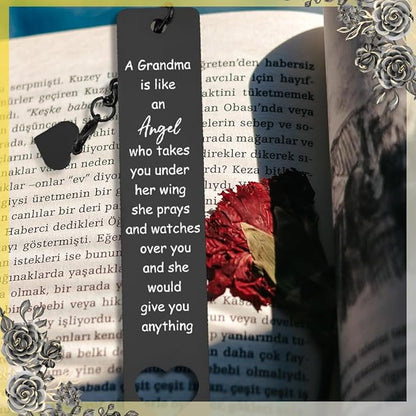 Librarian Gifts for Grandma Book Lovers Cute Bookmark for Women Grandma Book Lovers Unique Bookmarks Gift for Women Grandma Book Lovers Book Markers for Reading for Women Grandma Book Lovers WB93