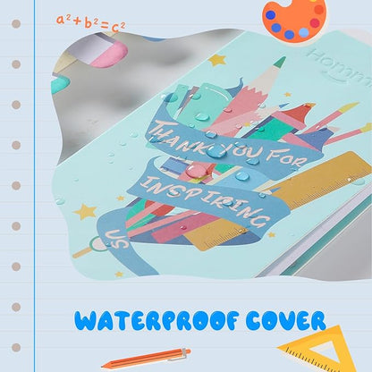 Sticky Notes Set Blackboard Self-Stick Note Pads Teacher Appreciation Gift Writing Memo Pads School Office Supplies