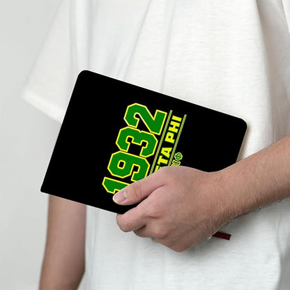 AKA Sorority Gift Leather Notebook for Women Girls Pink and Green Greek Sorority Journal Notebook Sisterhood Graduation Gift (1932 chi eta phi)