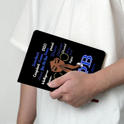 AKA Sorority Gift Leather Notebook for Women Girls Pink and Green Greek Sorority Journal Notebook Sisterhood Graduation Gift (4)