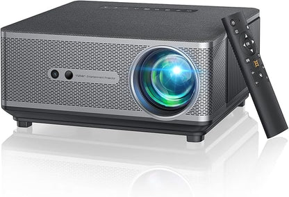 YABER K1 Projector 650 ANSI Ultra Bright, Home Theater Movie Projector with WiFi 6 and Bluetooth, Native 1080P& 4K Supported &Auto Screen&Full-Sealed Engine, Wireless Casting/HDMI/USB/TV Stick/PPT