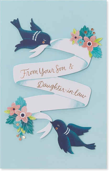 American Greetings Mothers Day Card from Son and Daughter-In-Law (People We Care About)