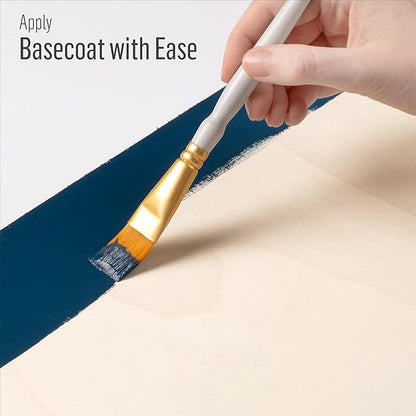 FolkArt Plaid Nylon Brush Set, 50559 Brown (3-Piece)