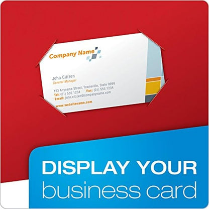 Oxford Two-Pocket Folders, Assorted Colors, Letter Size, 25 per box (57513)