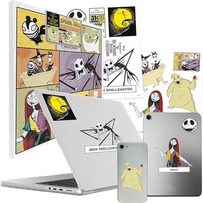 Disney Nightmare Before Christmas Calendar 2025 - Deluxe 2025 Jack Skellington Collector's Edition Wall Calendar Bundle with Decals & Over 100 Calendar Reminder Stickers (NBC Gifts, Office Supplies)