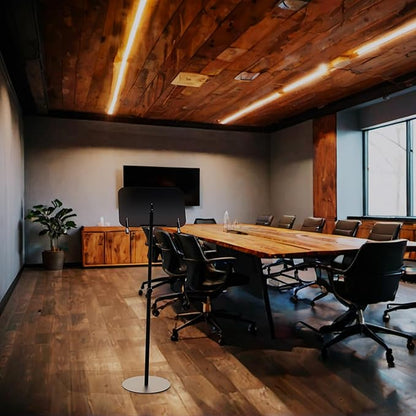 Black Acrylic Podium with Adjustable Height Small Acrylic Podium Stand Black Music Stands Book Stand for Reading Floor Holder Stand with Page Paper Clip for Cookbooks Music