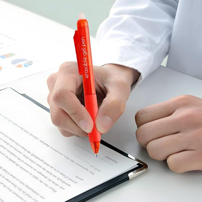 8-Pack Erasable Pen Set,Erasable pens, Erasable Gel Pen, 12-Pack, fine 0.7mm Erasable Pen for a smooth writing experience - perfect for school, office and as a gift for kids or friends.