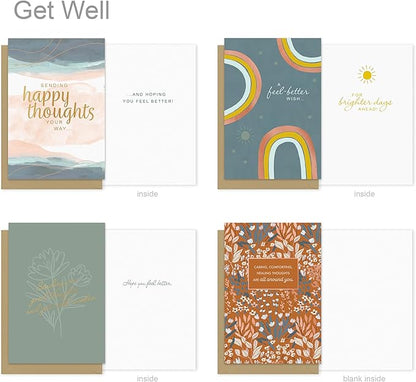 American Greetings 15-Count Thinking of You Card Assortment with Envelopes and Seals (Happy Thoughts)