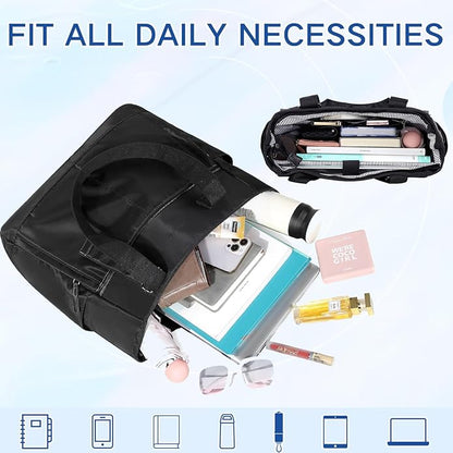 Chase Chic Laptop Bag for Women, Trendy Work Tote Bag Ladies 15.6 inch Computer Bag Fashion Business Handbag for Travel