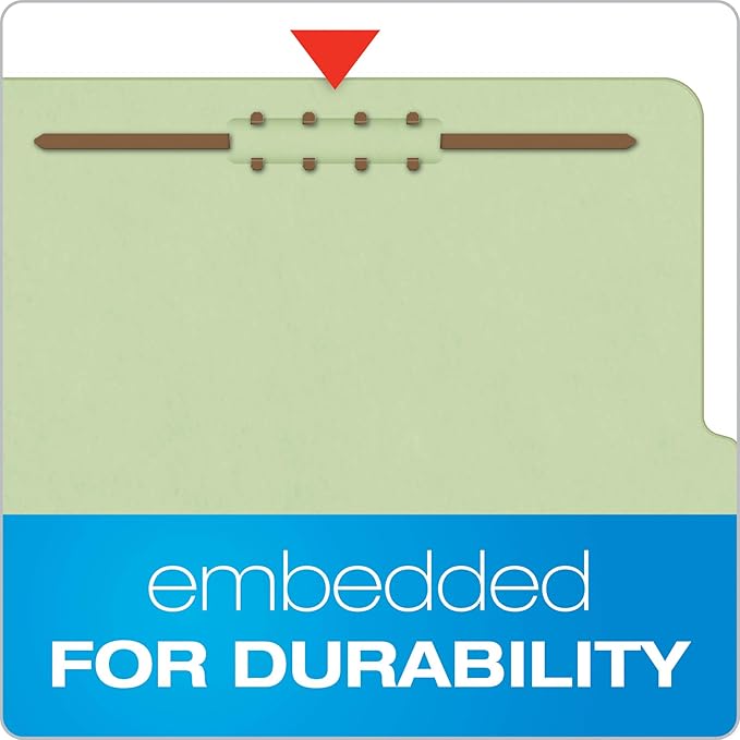 Pendaflex Classification Folders Letter Blue 10/BX Specialty and Pendaflex Recycled Classification File Folders Letter Light Green 10/BX