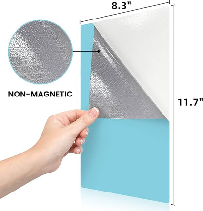 Dry Erase Board Sticker-Whiteboard Stickers-8.3''x11.7'' Washable+Removable Dry Erase Sheets-Reusable Dry Erase Paper-Dry Erase Sticker for Wall/Desk/Fridge/Office/Classroom(12 PCS)