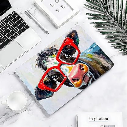 Compatible with 13.3 Inch MacBook Air A1466/A1369, Red Cow Hard Plastic Shell Cover Case