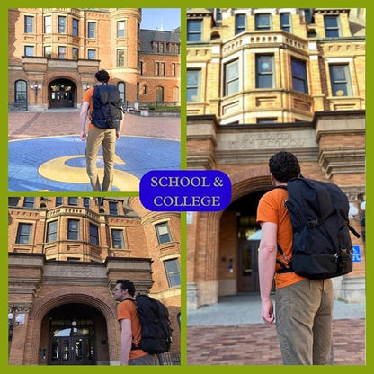 Skyway Luggage Rainier Weekender Backpack, Eco-Friendly, Made of 100% rPET Travel Laptop Bag for Women & Men, Flight Approved Carry On Bag, 43L, Olympic Green