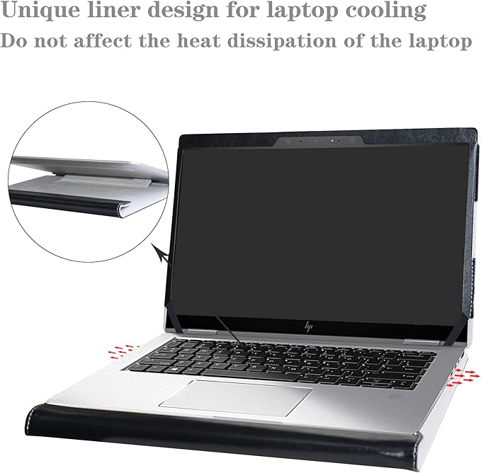 Alapmk Protective Case Cover for 13.3" HP EliteBook x360 1030 G3/HP EliteBook x360 1030 G4/HP ProBook 430 G8/HP ProBook 635 Aero G7 Laptop[Warning:Not fit HP EliteBook x360 1030 G2 G7],Black