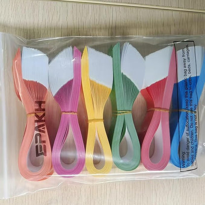 Epakh 600 Pcs Paper Wristbands Neon Wrist Bands Waterproof Handbands for Events Lightweight Concert Wristbands Neon Colored Adhesive Wrist Band for Party