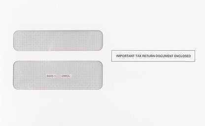 W2 Envelopes, Designed for Printed W2 2 Up Laser Tax Forms, For QuickBooks Desktop and Other Tax Software, 5 5/8’’ x 9’’, 25 Form Envelopes Gum Seal, NOT for QB Online W2s.