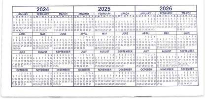 Checkbook Registers for Personal Checkbook, Transactions Ledgers, Pack of 10, 2024-2025-2026