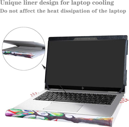 Alapmk Protective Case Cover for 13.3" HP EliteBook x360 1030 G3/HP EliteBook x360 1030 G4/HP ProBook 430 G8/HP ProBook 635 Aero G7 Laptop[Warning:Not fit HP EliteBook x360 1030 G2 G7],Love Tree