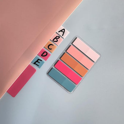 ELII 300 PCS Tabs 2 Inch Sticky Index Tabs,Writable and Repositionable Book Tabs File Tabs Self Adhesive,Page Markers for Pages Notebooks