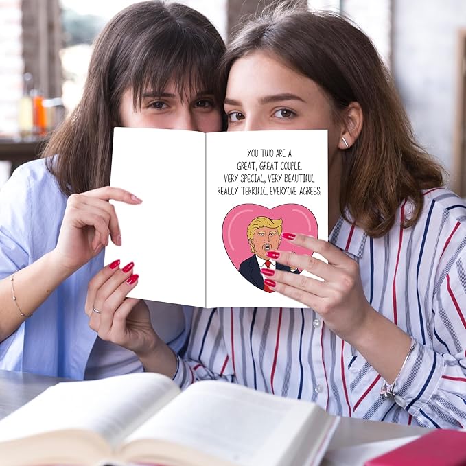 Funny Wedding Card for Friend, Wedding Gift, Humor Bridal Groom Shower Card, Wedding Congratulations Card, Engagement Card for Couple, Wedding Congrats Card for Bride Groom