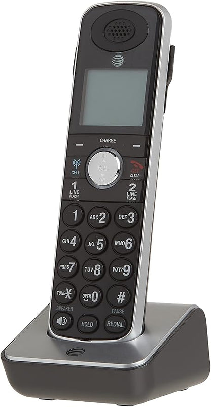 AT&T TL86009 Accessory Cordless Handset, Black/Silver | Requires an AT&T TL86109 Expandable Phone System to Operate