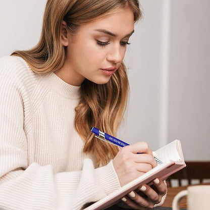 Eersida 10 Pcs Snarky Office Pens Funny Insulting Pens Arcastic Negative Quotes Ballpoint Macaron Touch Stylus for Office, Black Ink